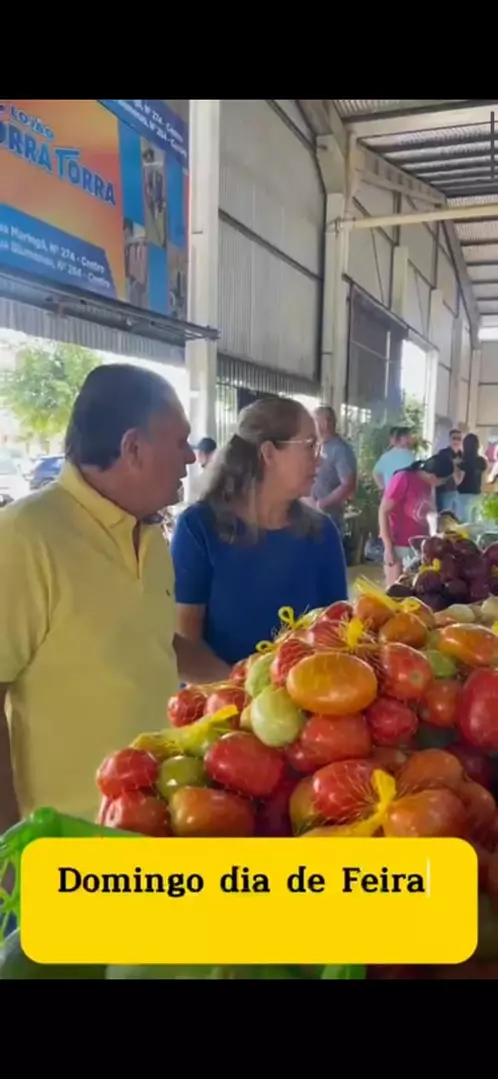 Ademir Goes visita feira livre do bairro Primavera III – 85% da população aprova administração